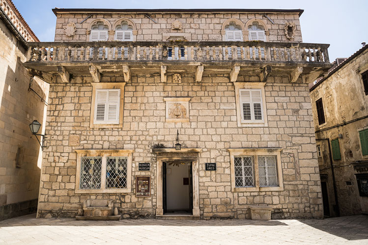 The Saint Mark abbey treasury in Korcula town