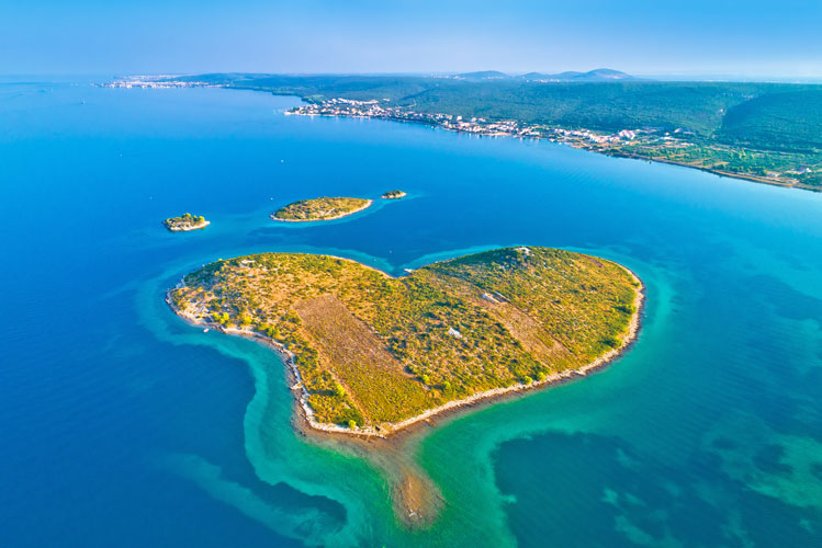 The easiest way to reach Croatian islands