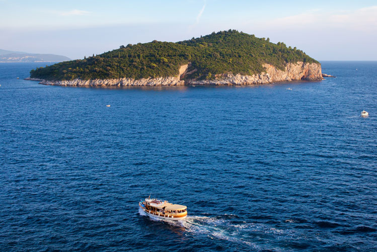 Taking a Ferry to the Island of Lokrum