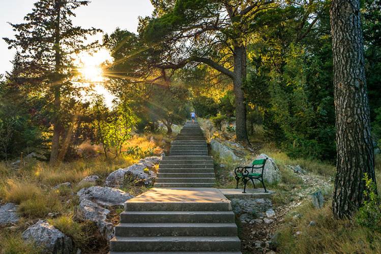 Marjan Forest Park and the Marjan Stairway