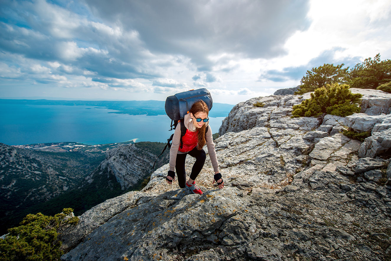 mountain climbing in croatia